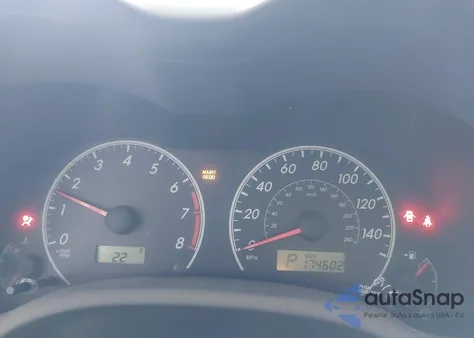 2010 Toyota Corolla Le z USA, uszkodzony, nr VIN 2T1BU4EE4AC200802